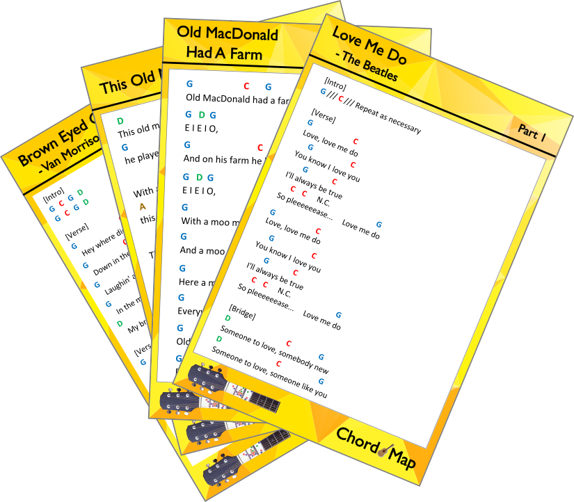 Chord Map - Beginner Learning Tool for Guitar